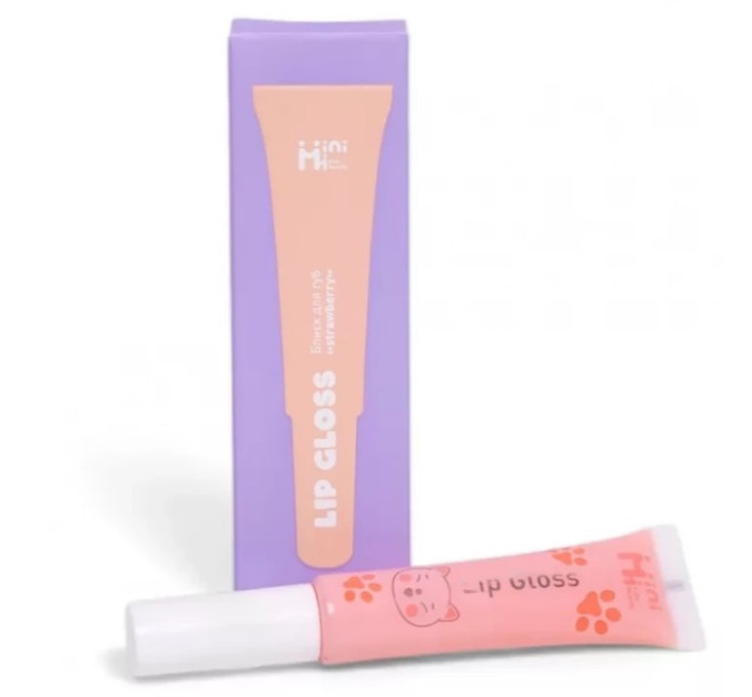 Блеск для губ "Клубничка" MiniMi Lip Gloss Strawberry