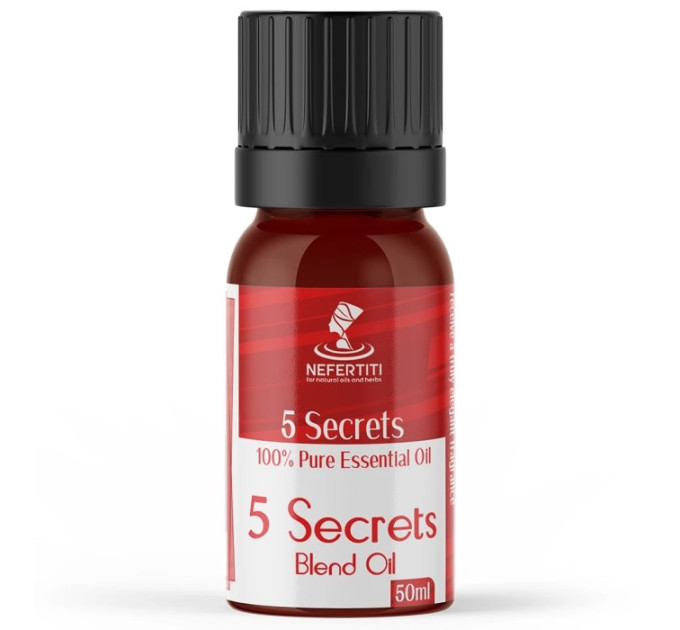 Масло 5 секретов Nefertiti 5 Secrets Pure Essential Oil