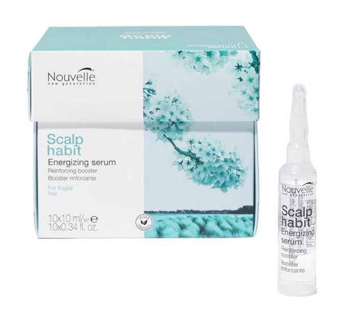 Укрепляющая сыворотка в ампулах Nouvelle Scalp Habit Energizing Serum