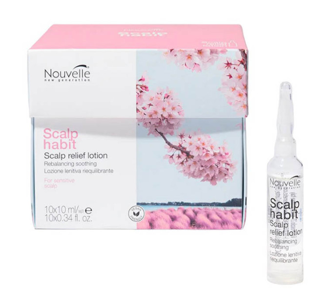 Лосьон для восстановления чувствительной кожи головы Nouvelle Scalp Habit Scalp Relief Lotion