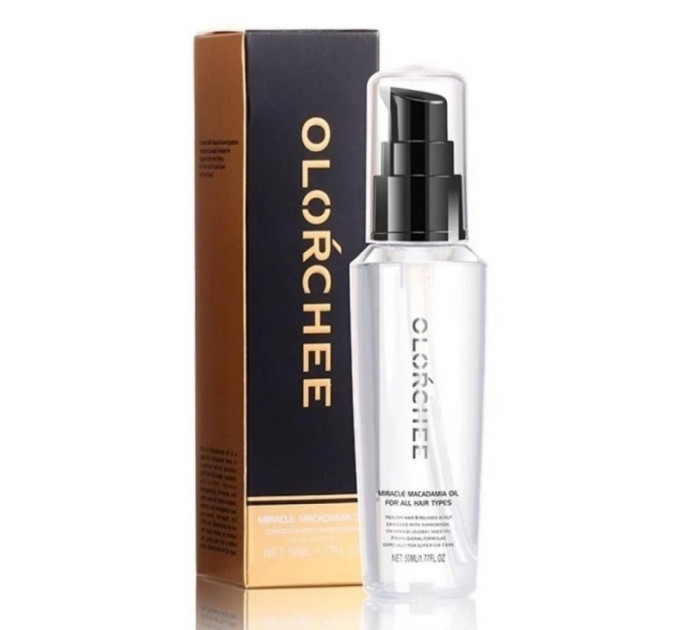 Масло макадамии для волос Olorchee Miracle Macadamia Oil