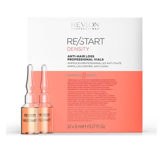 Ампулы против выпадения волос Revlon ReStart Anti Hair Loss Professional Vials