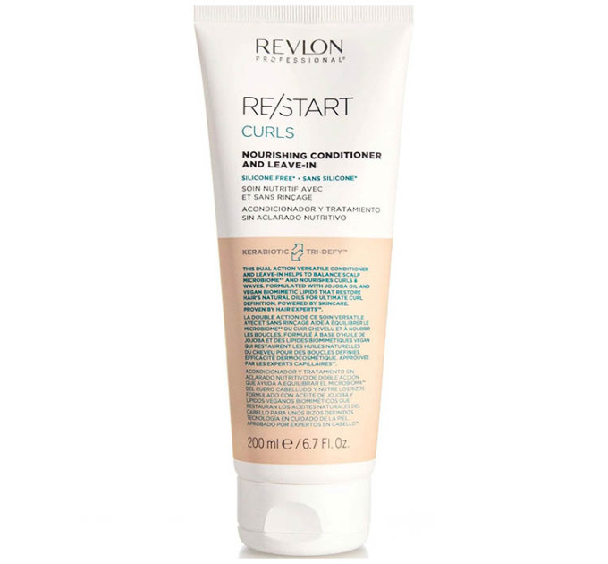 Кондиционер для вьющихся волос Revlon ReStart Curls Nourishing Conditioner And Leave-In