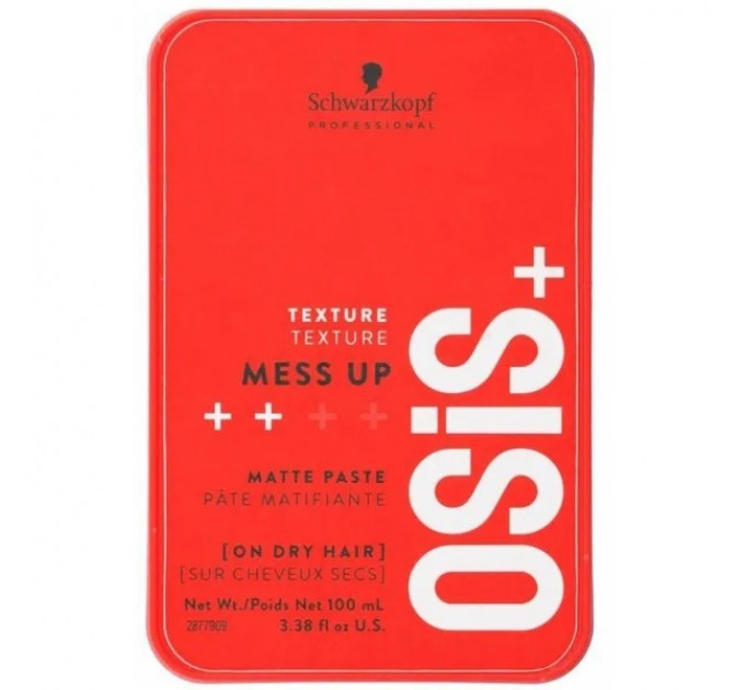 Воск для волос с матовым эффектом Schwarzkopf Osis Mess Up