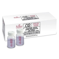 Ампулы реструктурирующие для окрашенных волос Silky 02 Color Care Linseed Drops Restructuring Lotion