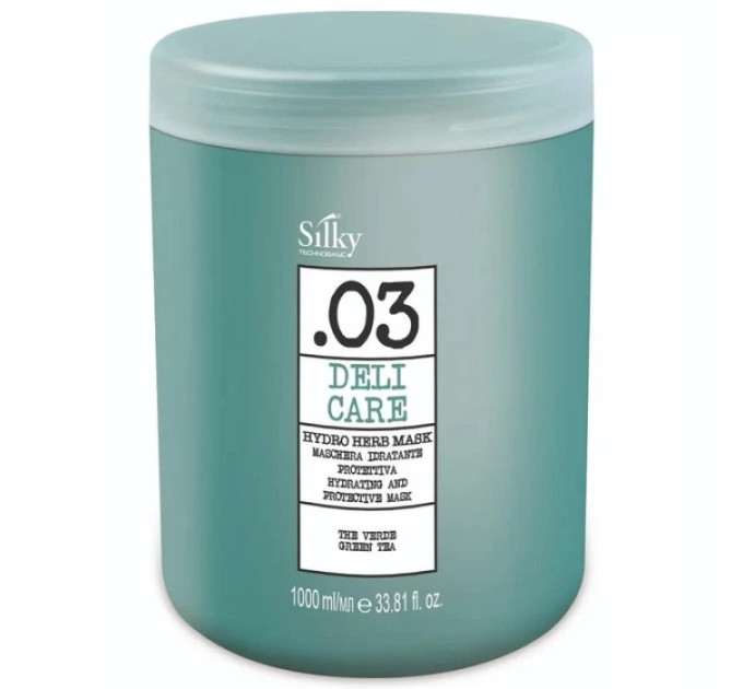 Маска увлажняющая и защитная для волос Silky 03 Deli Care Hydro Herb Mask