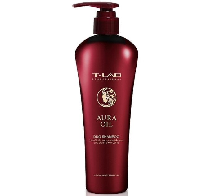 Шампунь для питания и восстановления волос T-LAB Aura Oil Duo Shampoo