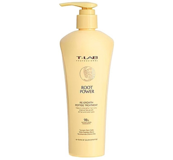 Маска для роста и укрепления волос T-LAB Root Power Re-Growth Peptide Treatment