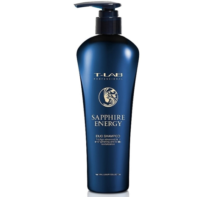 Шампунь для омоложения и укрепления волос T-LAB Sapphire Energy Duo Shampoo