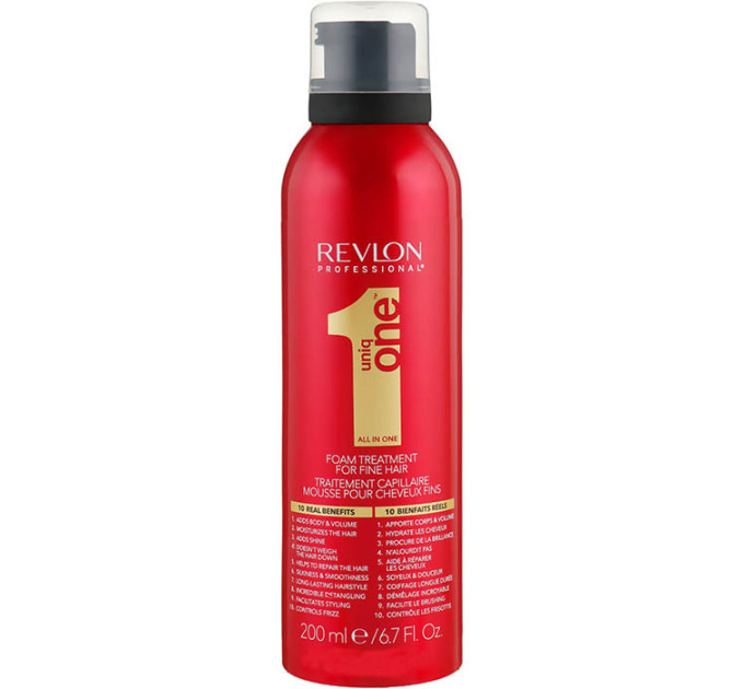 Несмываемая пенка-маска Uniq One Foam Treatment For Fine Hair