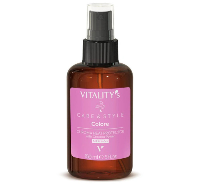 Несмываемая термозащитная сыворотка для окрашенных волос Vitality's Care & Style Colore Heat Protector Serum