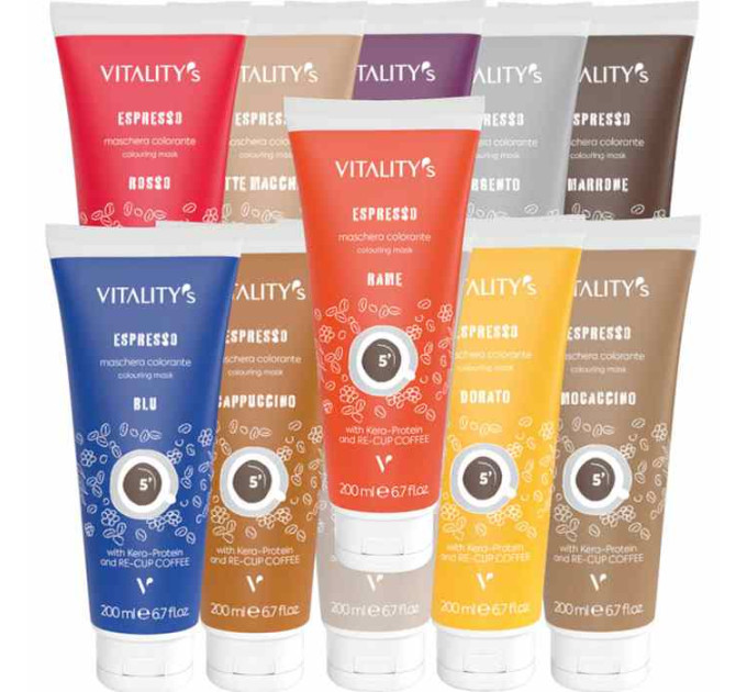 Восстанавливающий бальзам с тонирующим эффектом Vitality's Espresso 200 мл