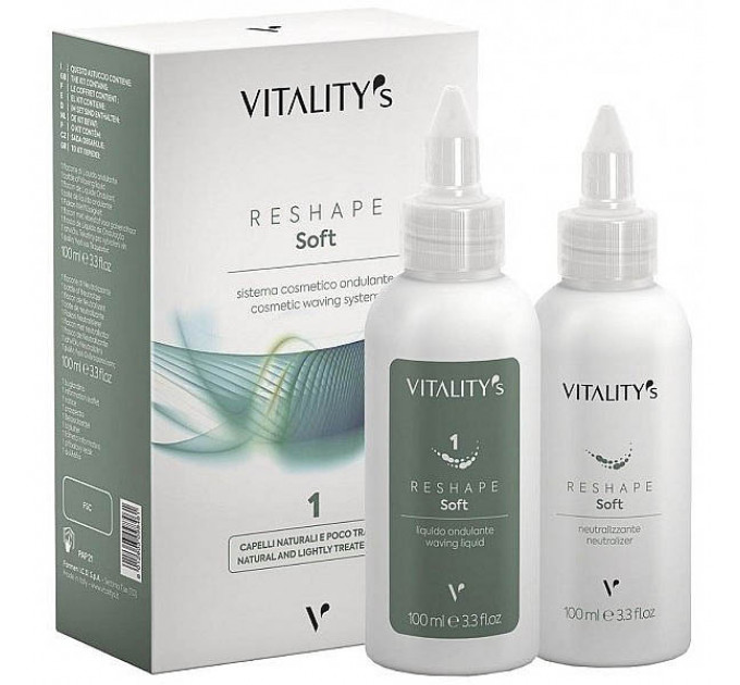 Мягкая химическая завивка для тонких и неокрашенных волос Vitality's Soft №1
