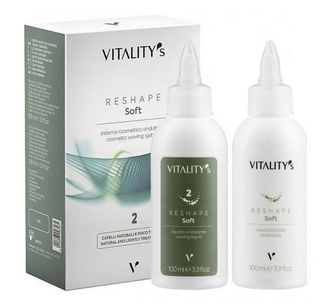 Мягкая химическая завивка для тонких и окрашенных волос  Vitality's Soft №2