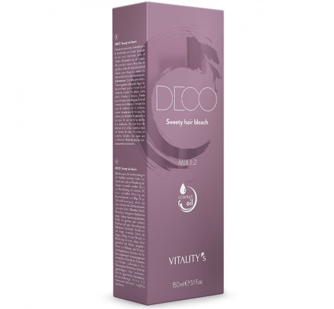 Осветляющий крем Vitality's Deco Sweety Hair Bleach